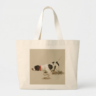 English Pointer Large Tote Bag