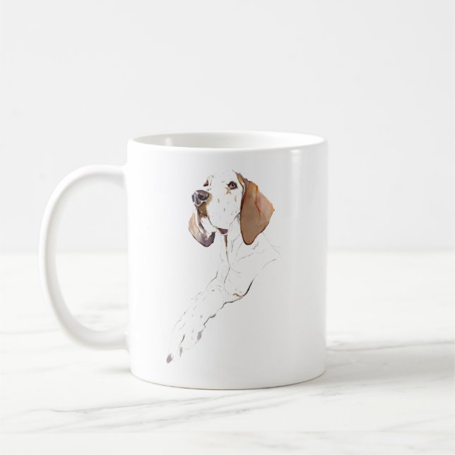 English Pointer Mug – Dog Mom Coffee Mug (Left)