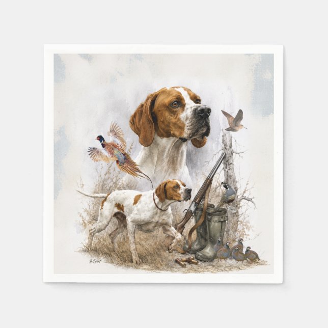English Pointer   Napkin (Front)