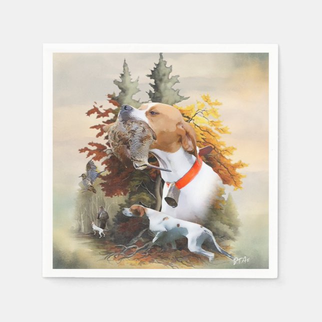 English Pointer     Napkin (Front)