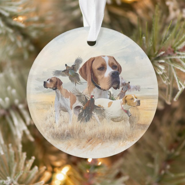 English Pointer  Ornament (Tree)