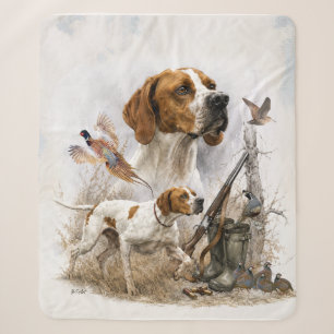 English Pointer   Sherpa Blanket