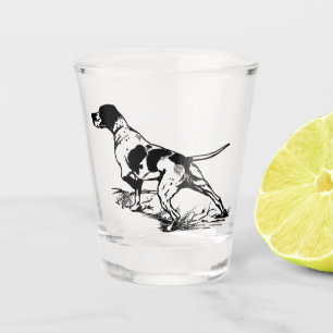 English Pointer Shot Glass