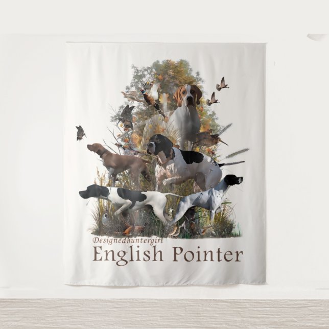 English Pointer Tapestry (Front)