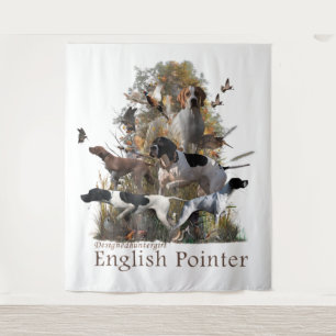 English Pointer Tapestry