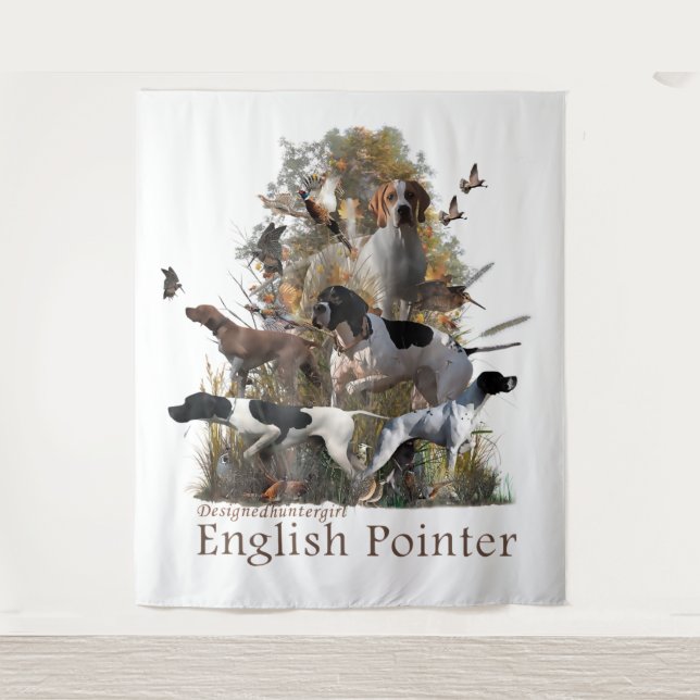 English Pointer Tapestry (Front)