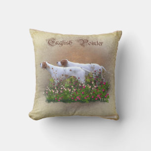 English Pointer Tapestry Poster Triptych Acrylic P Cushion