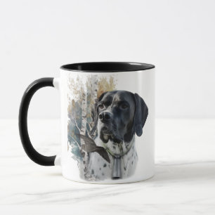 English Pointer , Woodcock Hunting Season , Art  Mug