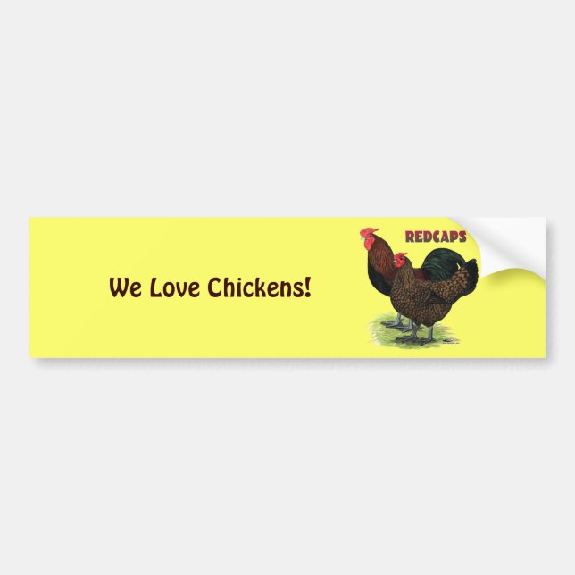 English Redcaps Bumper Sticker (Front)