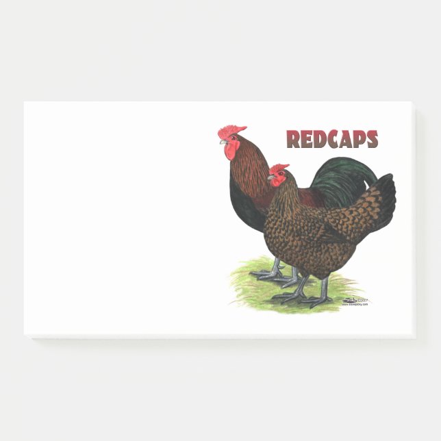 English Redcaps Post-it Notes (Front)