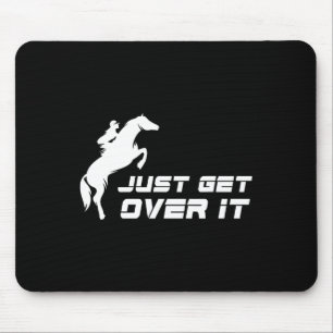 English Riding Hunter Jumper Girl Horseback Riding Mouse Pad