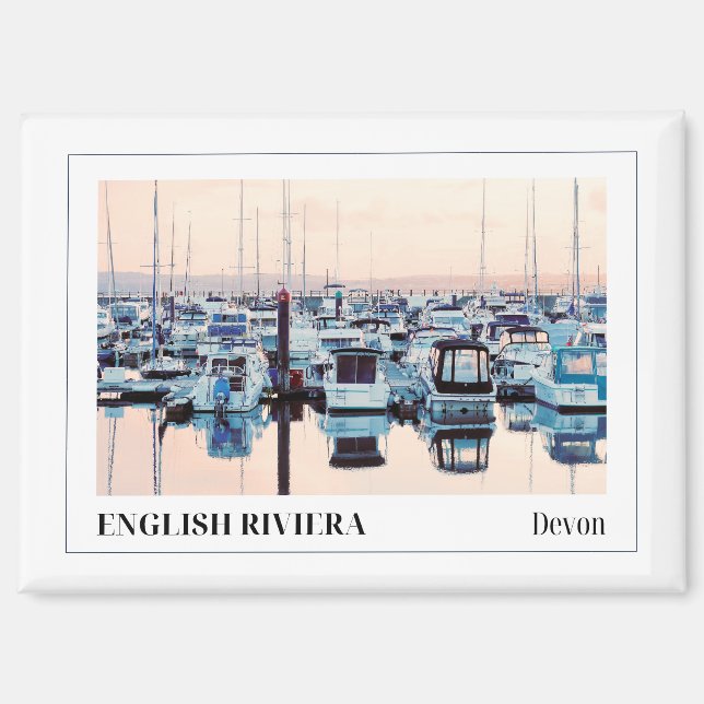 English Riviera, Torquay, Devon, England Magnet (Front)