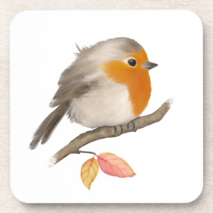English Robin Bird Coaster