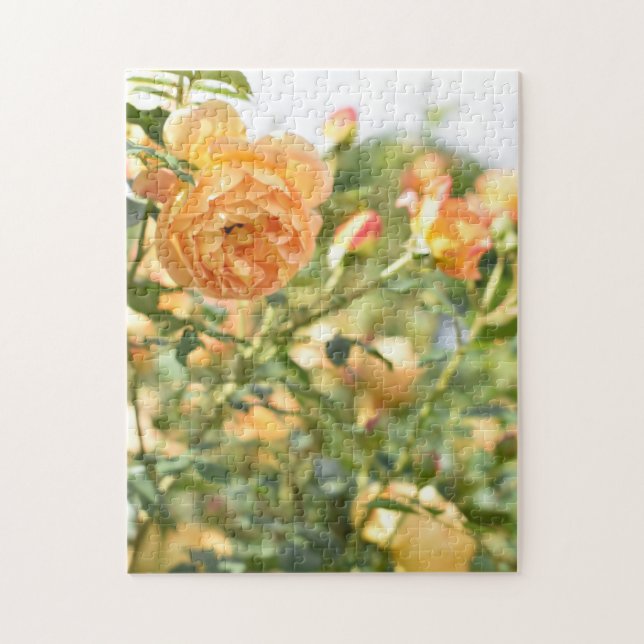 English Rose Garden Kew Gardens London UK Jigsaw Puzzle (Vertical)