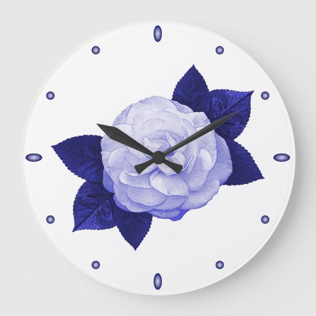 English Rose Large Clock (Front)