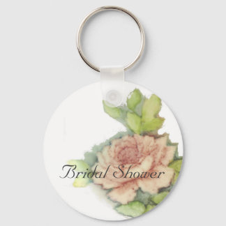 English Rose On A Key Chain-Customise Key Ring