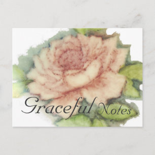 English Rose Post Card-Customise Postcard
