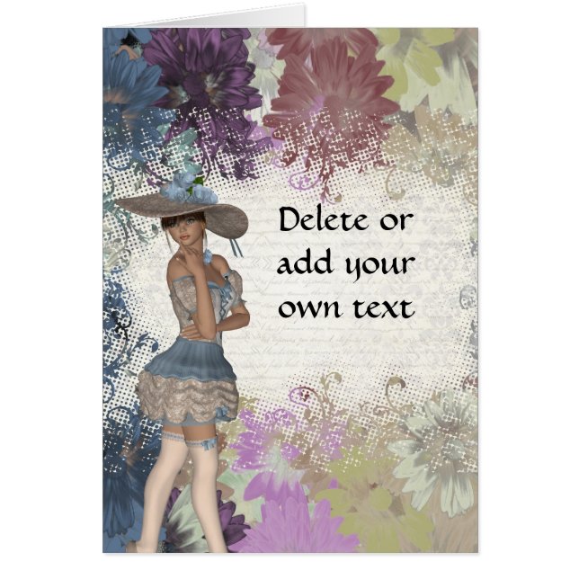 English rose romantic girl (Front)