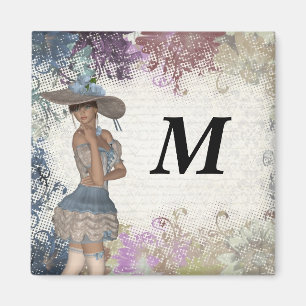 English rose romantic girl magnet