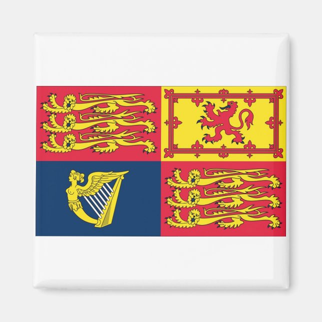 English Royal Standard Magnet (Front)