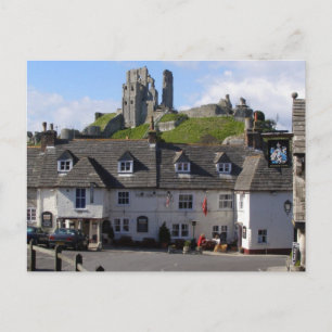 English Scenes, Corfe Castle, Dorset Postcard