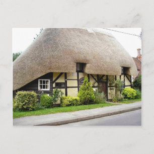 English Scenes, Half timbered cottage Postcard