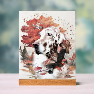 English Setter  Acrylic Sign