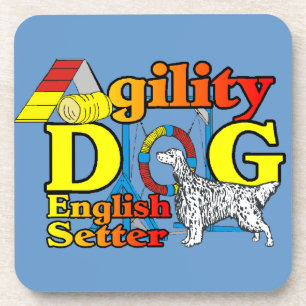 English Setter Agility Coaster