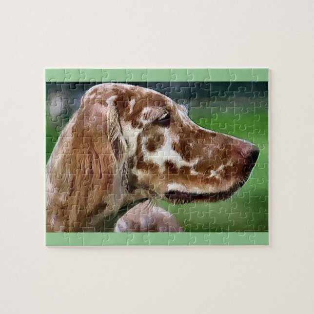 English Setter Art Jigsaw Puzzle (Horizontal)