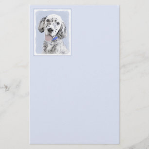 English Setter Blue Belton Painting Dog Art