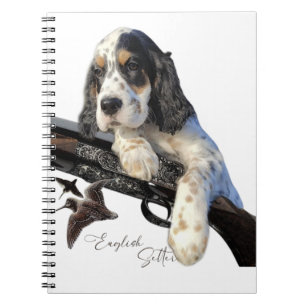 English Setter, cute puppy  Coffee Mug Flask Tote  Notebook
