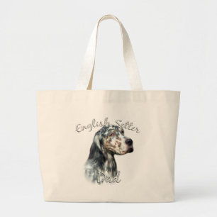 English Setter Dad 2 Large Tote Bag