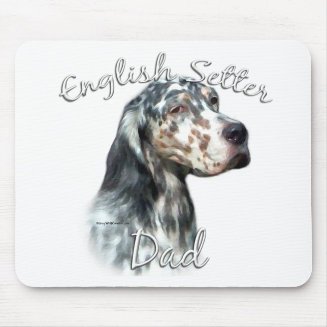 English Setter Dad 2 Mouse Pad (Front)