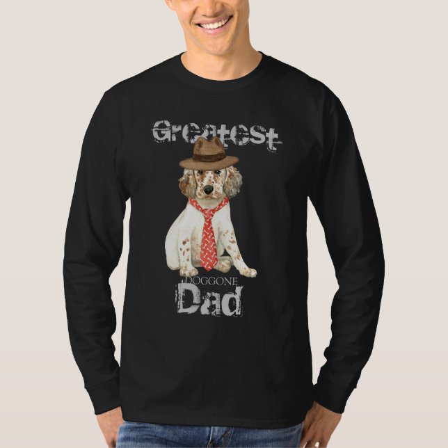 English Setter Dad T-Shirt (Front)