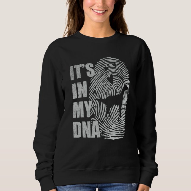 English Setter DNA Dog Mom Dad Dog Sweatshirt (Front)