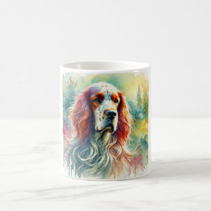English Setter Dog 121024AREF106 - Watercolor Coffee Mug