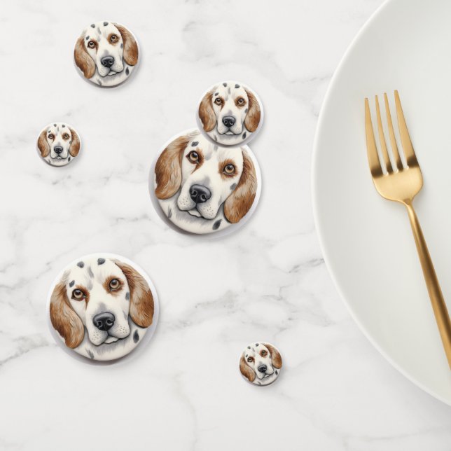 English Setter Dog 3D Inspired Confetti (Group)