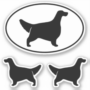 English Setter Dog Silhouettes Vinyl Sticker Set