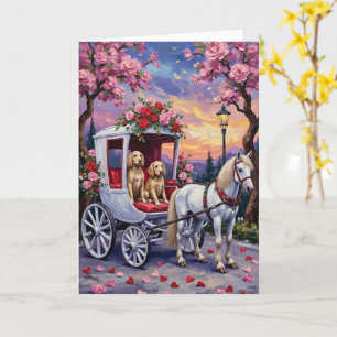 English Setter Dog Valentine's Day Card