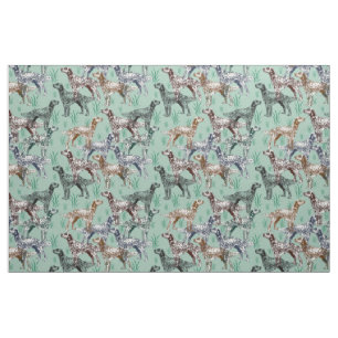 English Setter fabric