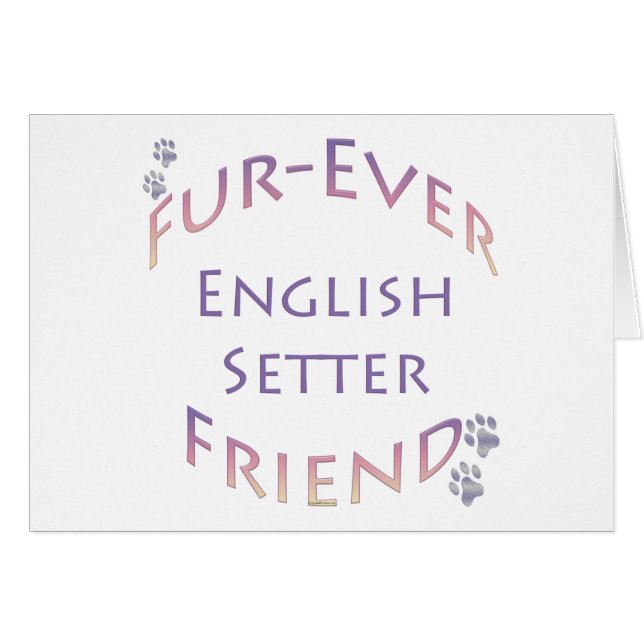 English Setter Furever (Front Horizontal)