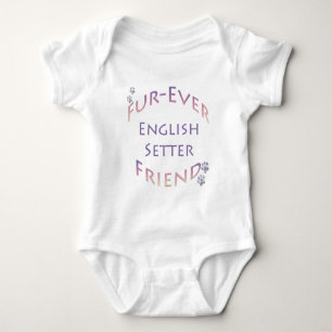 English Setter Furever Baby Bodysuit