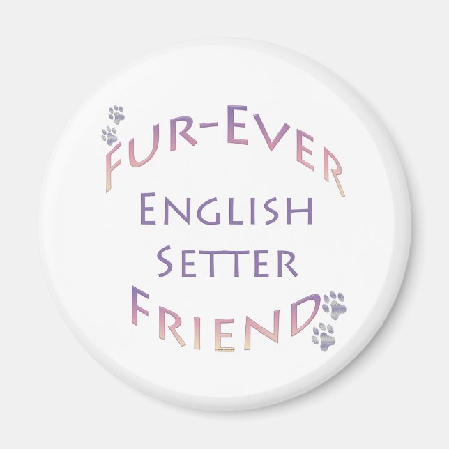 English Setter Furever Magnet (Front)