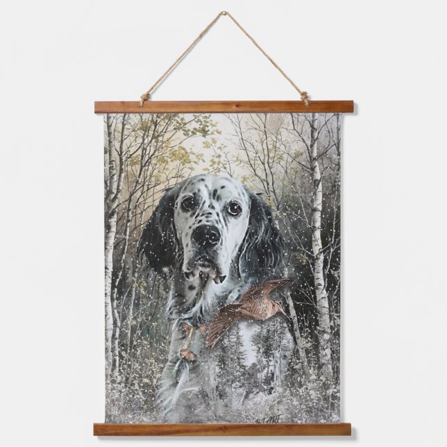 English Setter  Hanging Tapestry (Front)