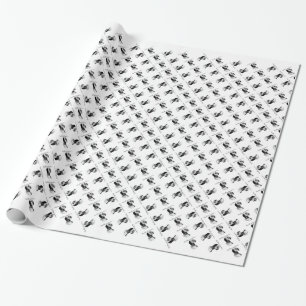 English Setter Happy Face Wrapping Paper
