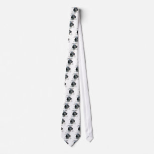 English Setter History Design Tie