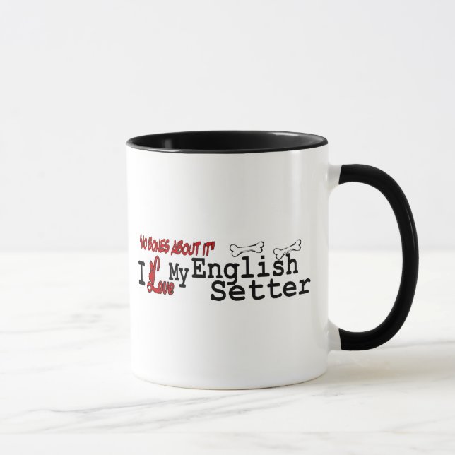 English Setter (I Love) Mug (Right)