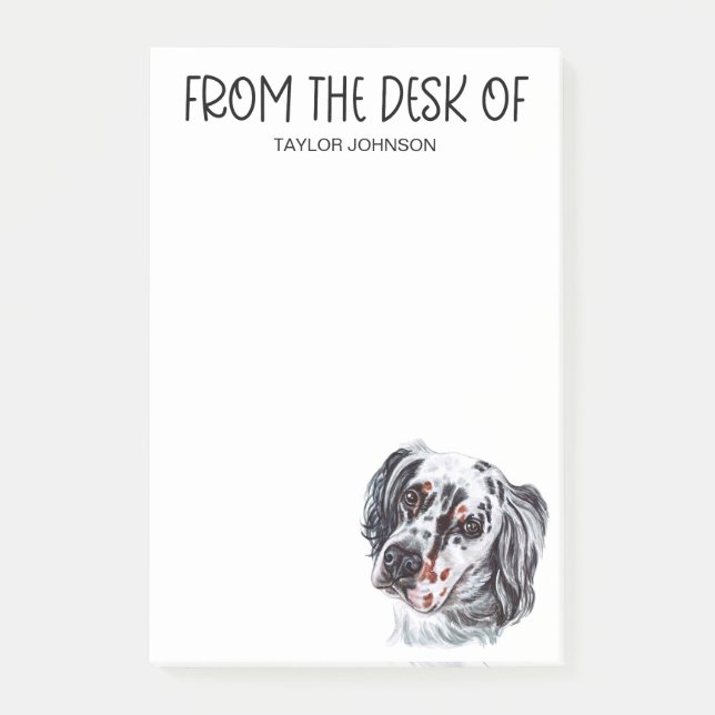 English Setter Lover  Post-it Notes (Front)