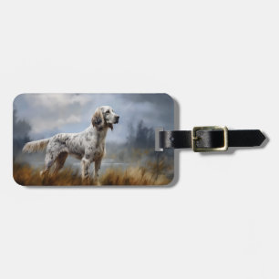 English Setter Luggage Tag