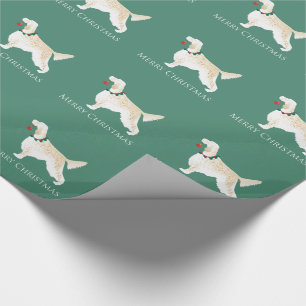 English Setter Merry Christmas Design Wrapping Paper